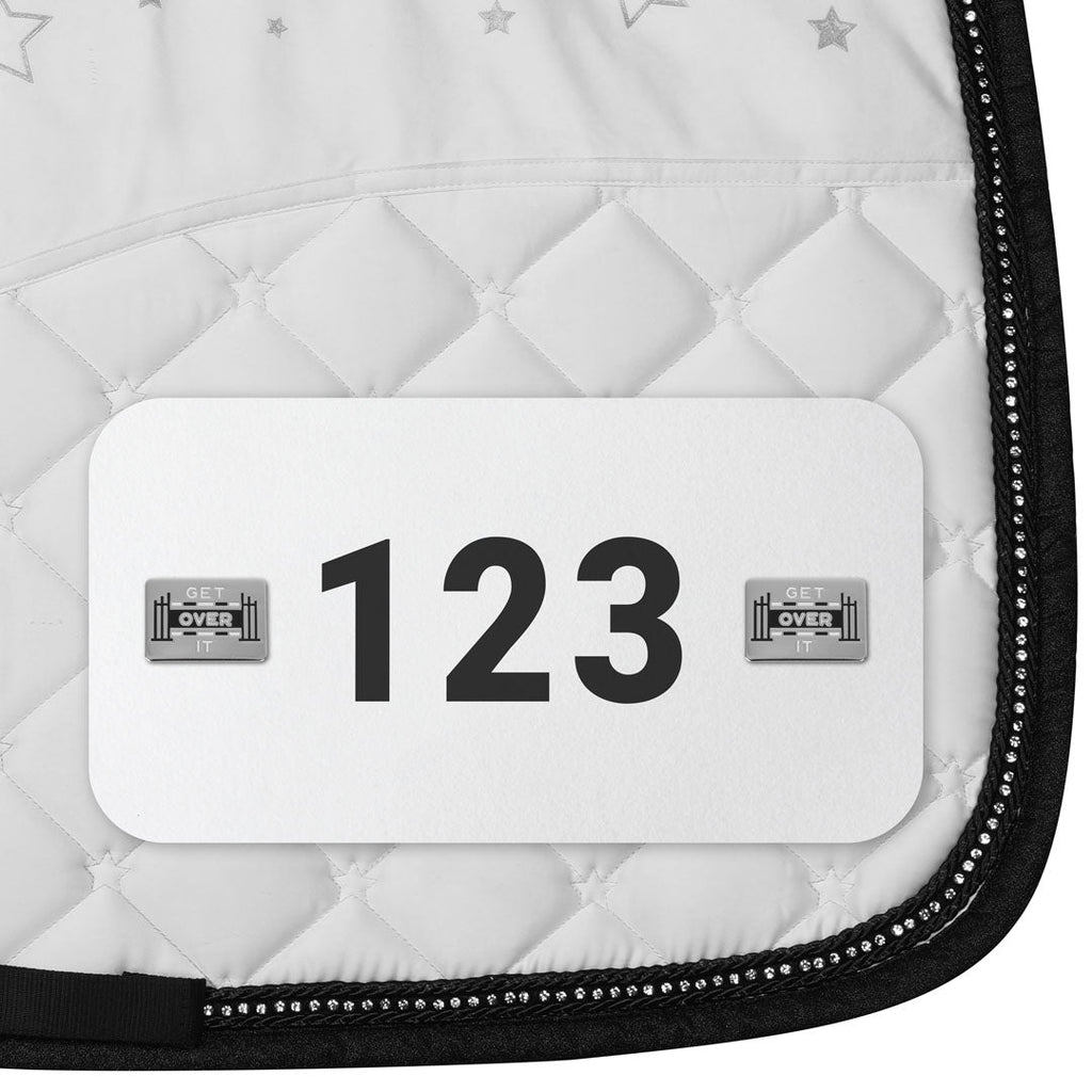 Dapplebay Horse Show Number Pins - Get Over It