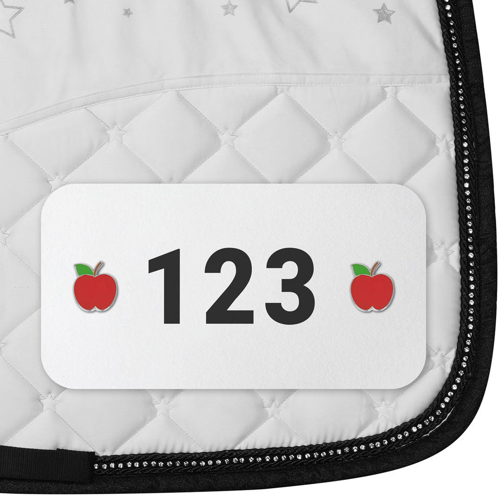 Dapplebay Horse Show Number Pins - Apple