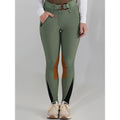 Dapplebay Sport Suede Knee Patch Breeches-Rosemary