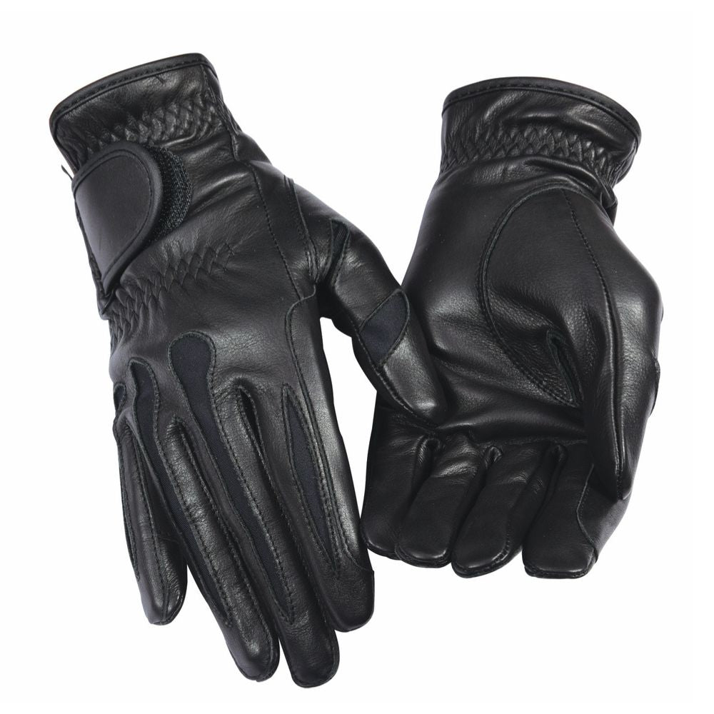 TuffRider Ladies Stretch Leather Riding Gloves