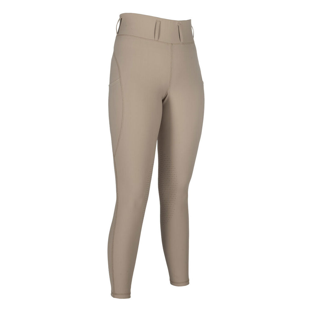 HKM Jil High Waist- Sil. Knee Patch Ladies Riding Leggings