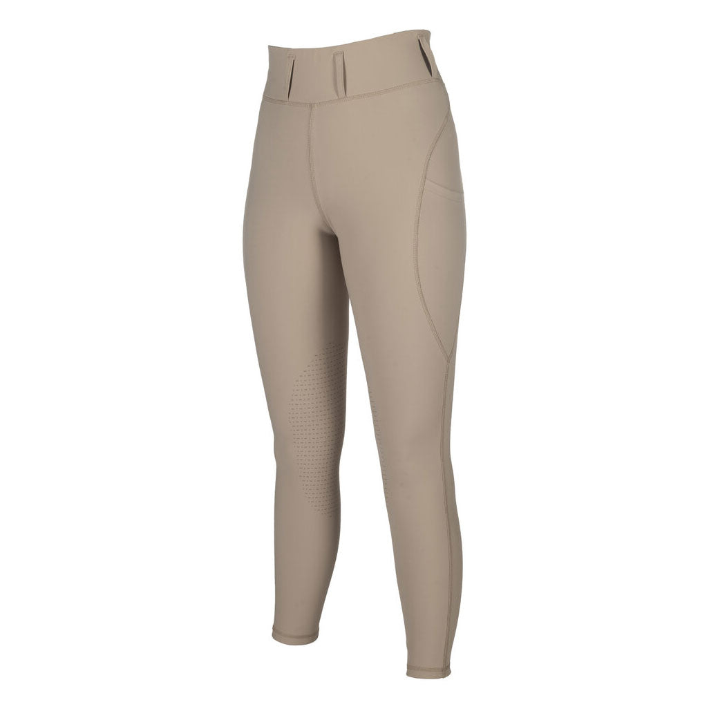 HKM Jil High Waist- Sil. Knee Patch Ladies Riding Leggings