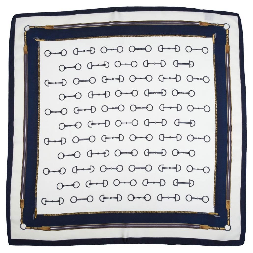 AWST Int'l Satin Snaffle Bit Scarf