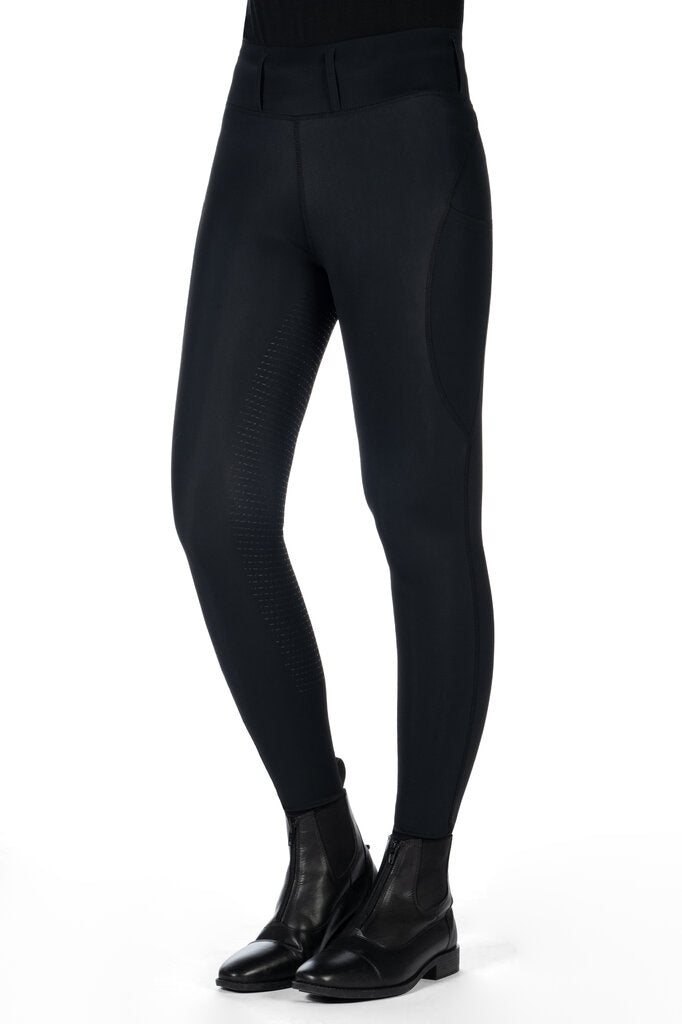 HKM Jil High Waist- Sil. Full Seat Ladies Riding Leggings