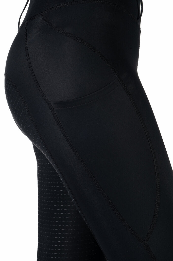 HKM Jil High Waist- Sil. Full Seat Ladies Riding Leggings